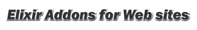Web site addons by Elixir Systems, Inc. CA, NY, AZ, NV school directory, test scores,
	Free Geo coder using Google maps, free lattitude and longitude,BLOG setup, Amazon superstore for small businesses,Email campaign manager, Events manager, Document Manager, Zip code lookup, Zencart, PHPBB and more.